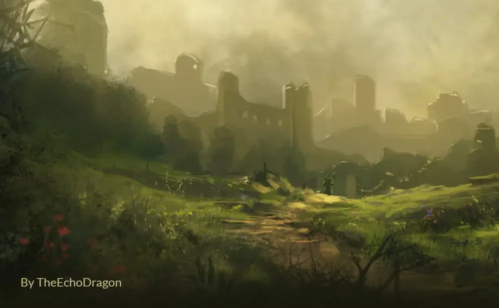 TheEchoDragon Photoshop brushes for fantasy landscapes and environment art