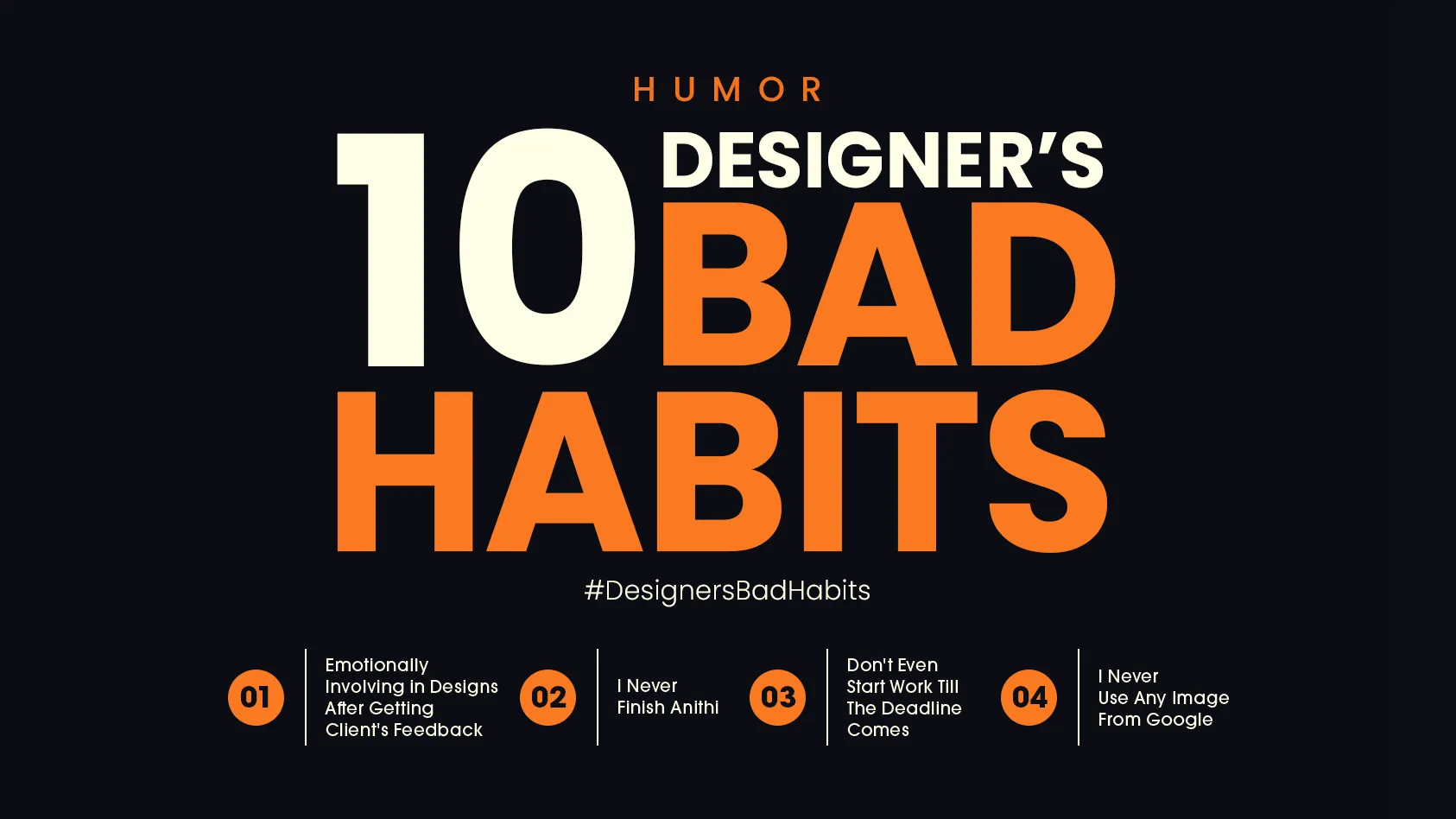 10+ Relatable Designer Bad Habits (Stop Sabotaging Your Career)
