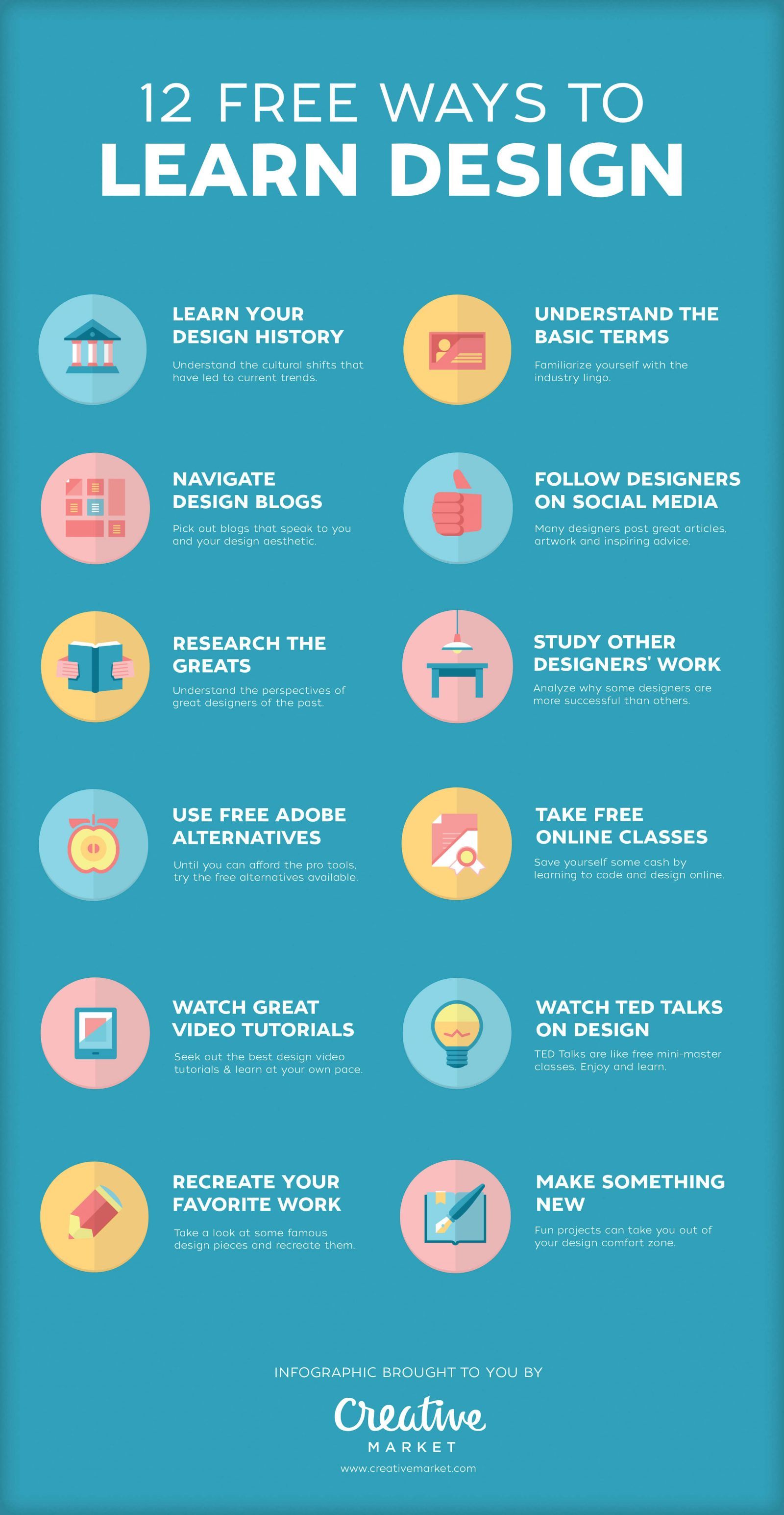 Learn Design Free – 12 Best Ways to Learn Designing Online | CGfrog