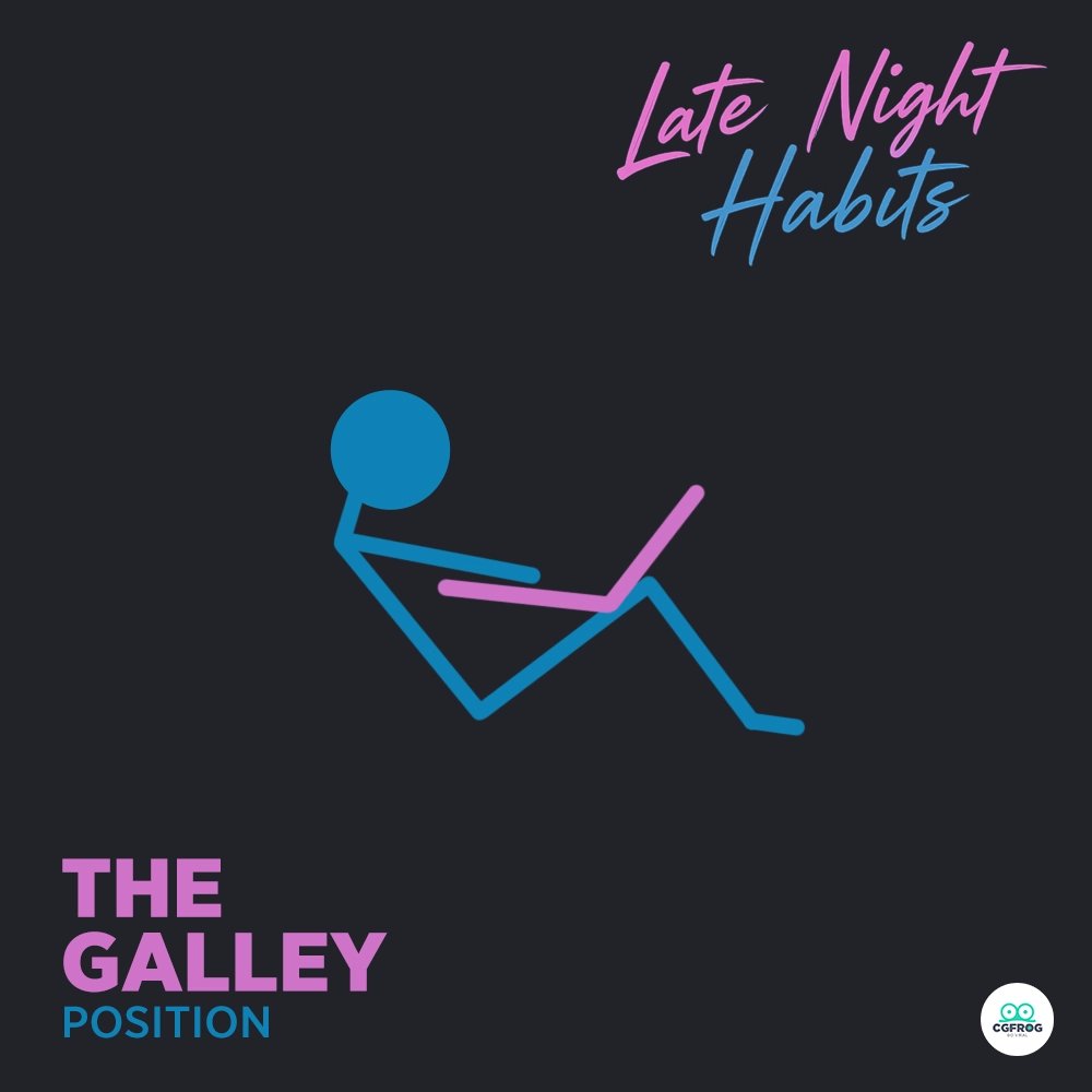 Intimate late night laptop habit The Galley position