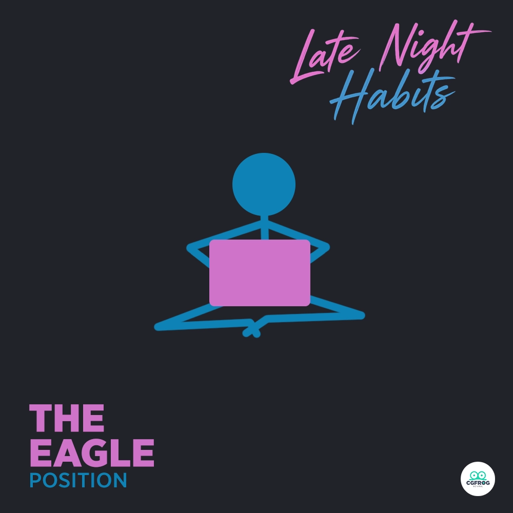 The Eagle laptop habit funny designer posture