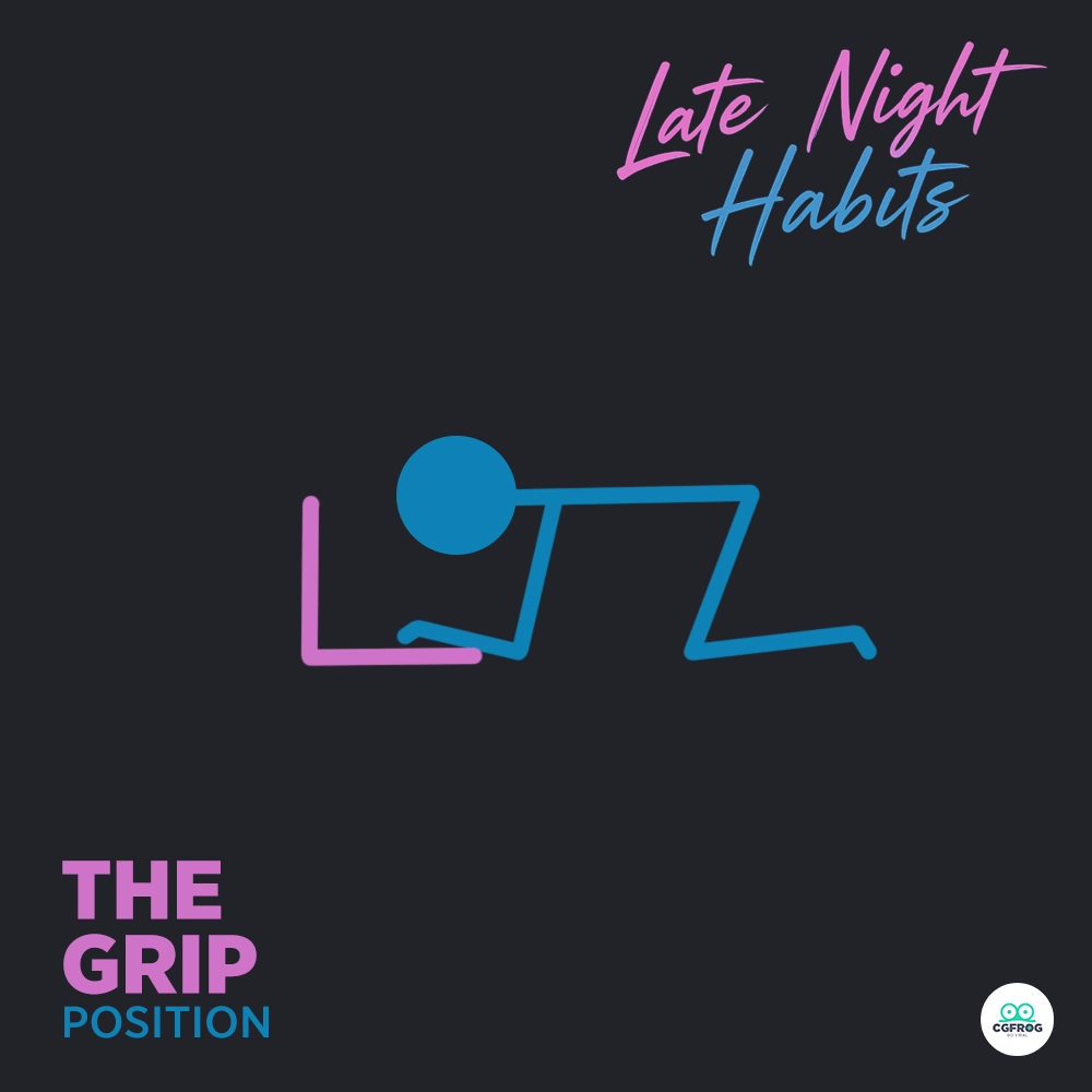The Grip laptop habit funny designer humor