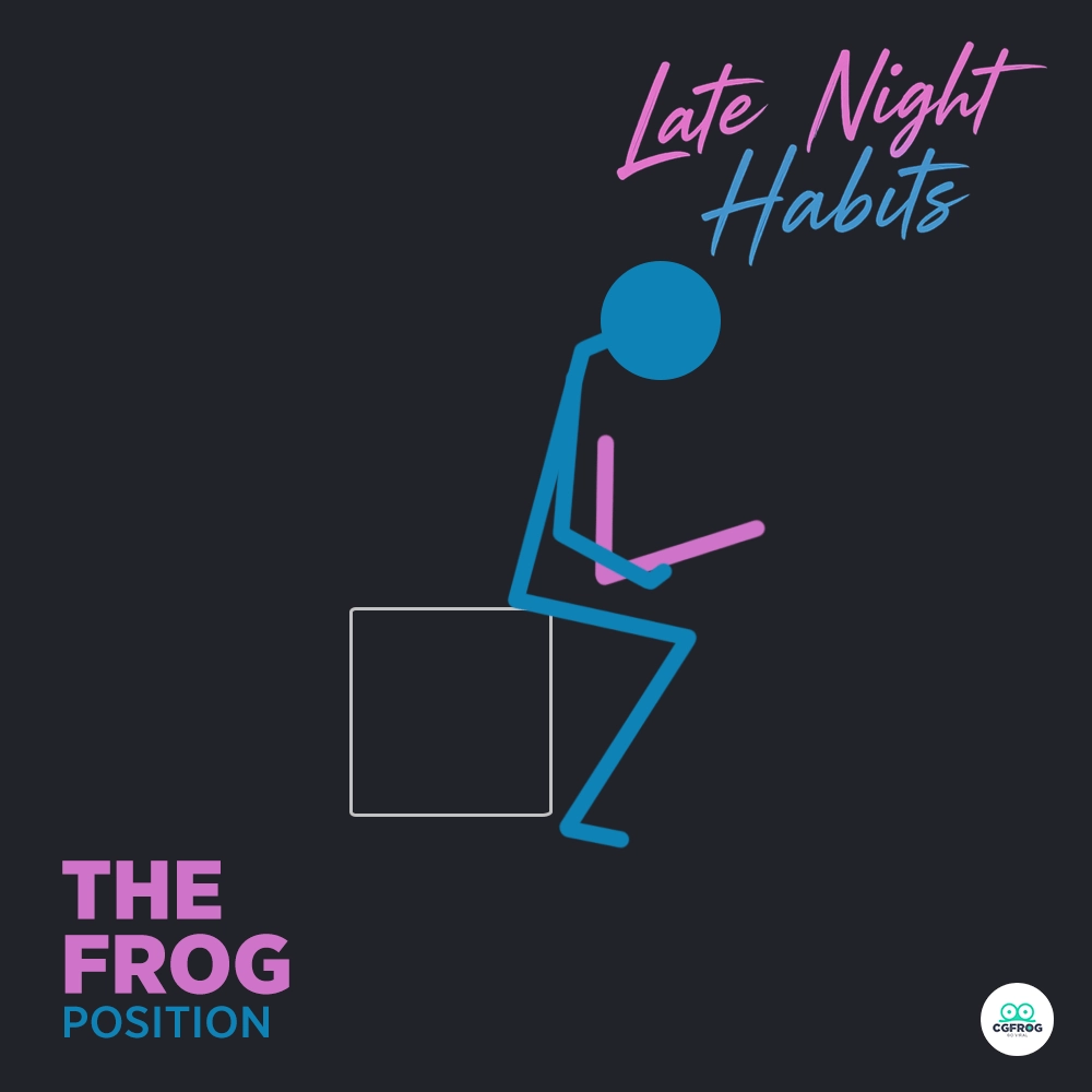 The Frog intimate laptop habit for graphic designers