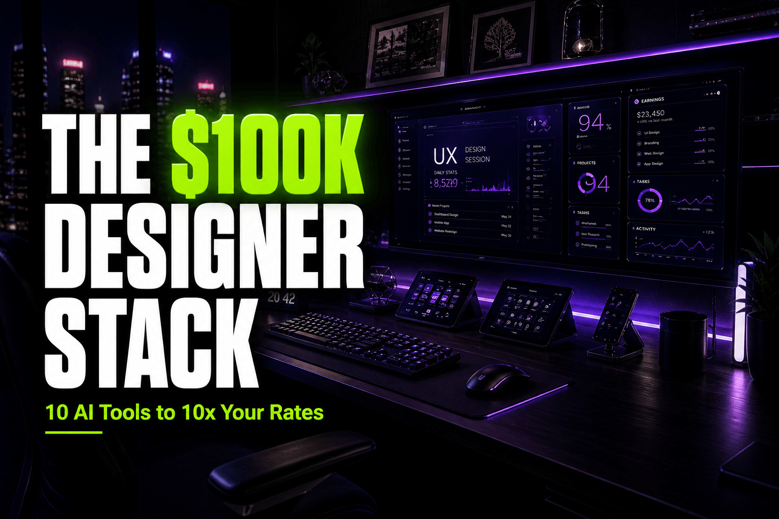 The $100k Designer Stack: 10 AI Tools That Justify Higher Rates (2026)