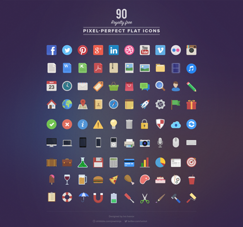 Flat Design Icons Sets