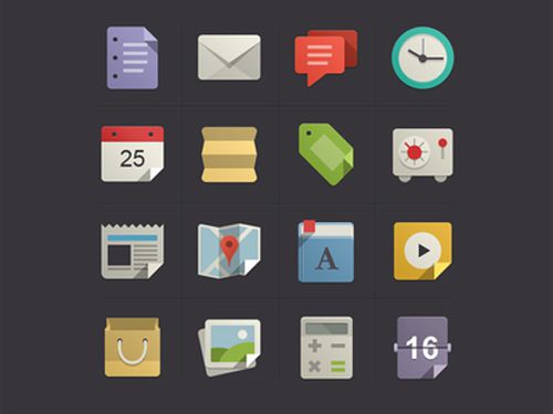 Flat Design Icons Sets