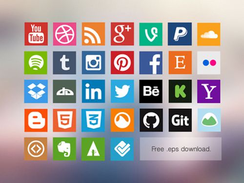Flat Design Icons Sets
