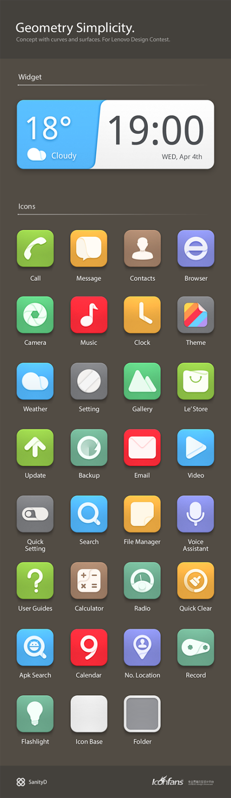 Flat Design Icons Sets