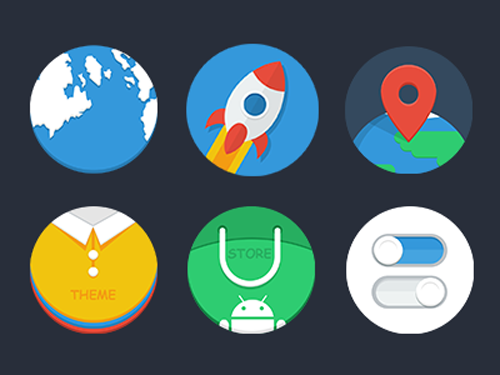 Flat Design Icons Sets