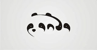 Panda Typographic Logo Inspiration