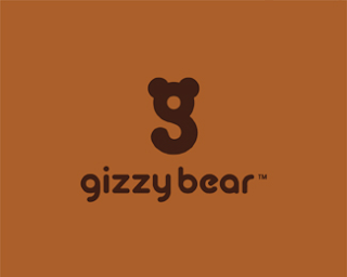 Gizzy Bear Typographic Logo Inspiration