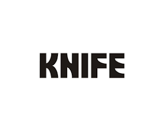 Knife Typographic Logo Inspiration