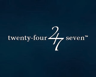 twenty four seven Typographic Logo Inspiration