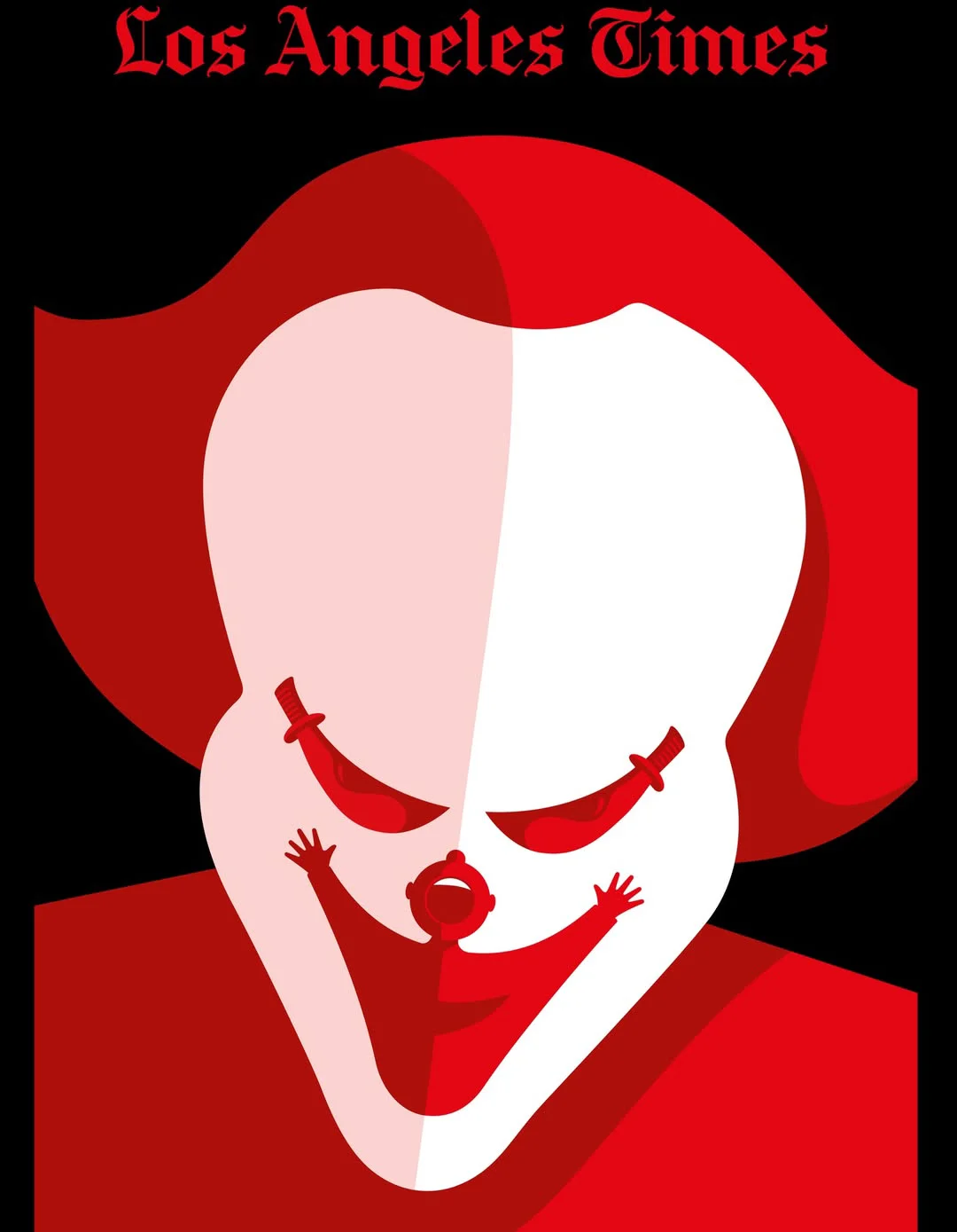 Negative Space Art - Pennywise