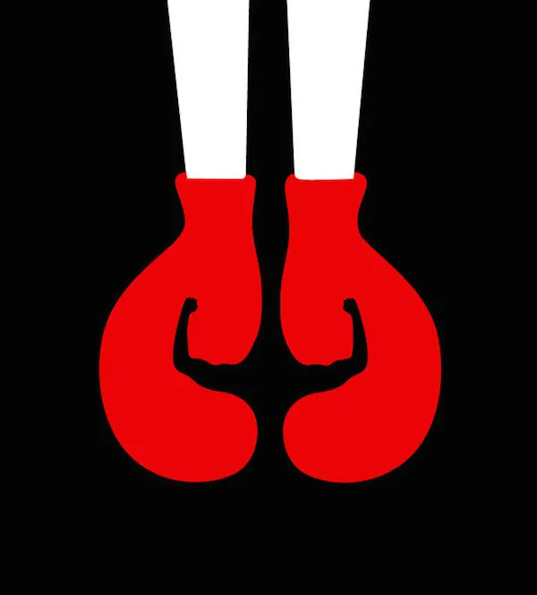 Negative Space Art - Power to the individual