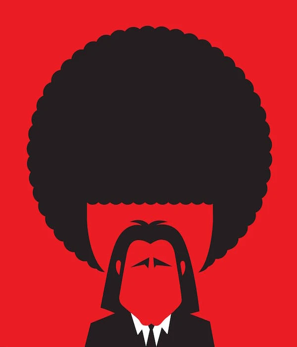 Negative Space Art - Pulp Fiction