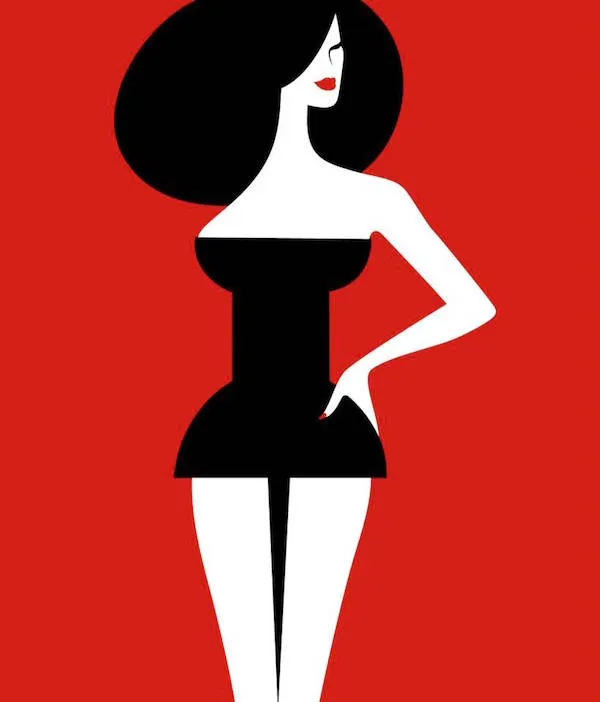 Negative Space Art - Teasing