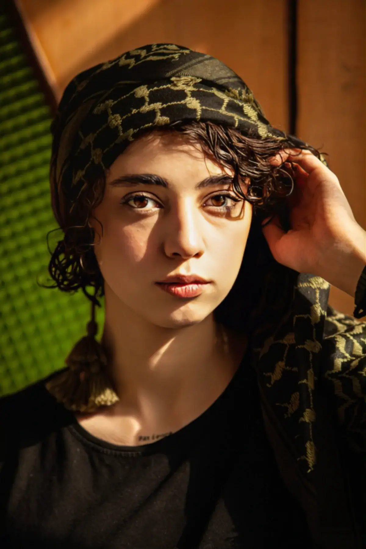 Portrait enhanced using Photoshop Neural Filters face enhancement